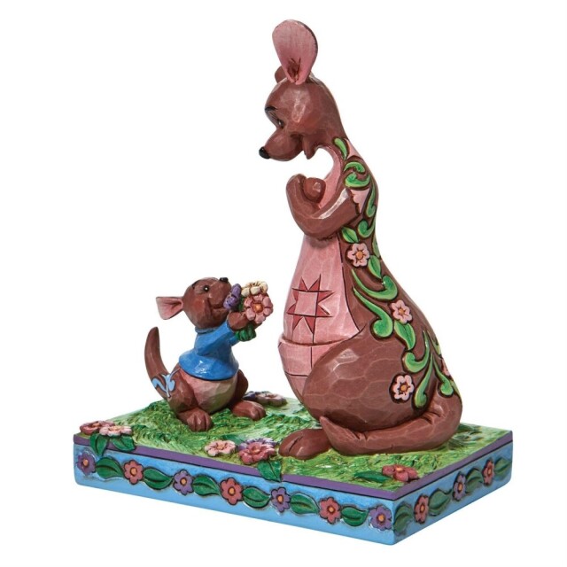 ディズニー くまのプーさんと仲間たち 記念日・お祝い磁器フィギュア 限定品 レア プーさん グッズ カンガ ルー ディズニー グッズ 置物 母の日