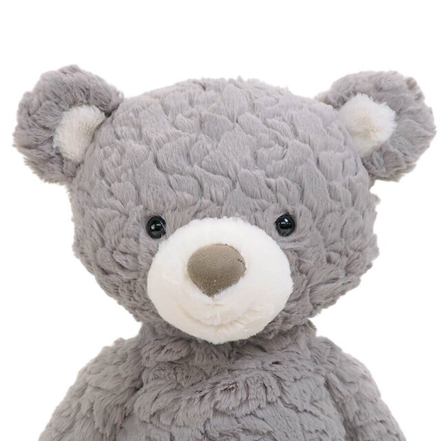 グレーのクマのぬいぐるみ 可愛い ぬいぐるみ くま ぬいぐるみ 動物 パティ グレーベア L Mary