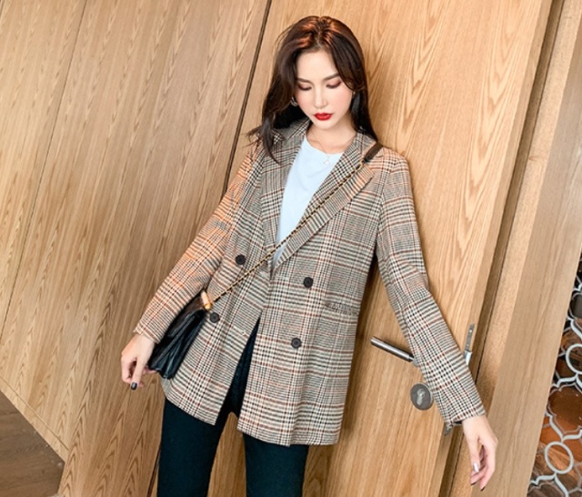 レディース 秋 冬 ジャケット 可愛い チェック 茶色 ブラウン 長袖 韓国 アウター 羽織り レディース 韓国 アイドル 衣装 ネコポス不可 返品交換不可 エンジェルローブヴィセ ヴィセ 天使のドレス屋さん 公式オンラインショップ