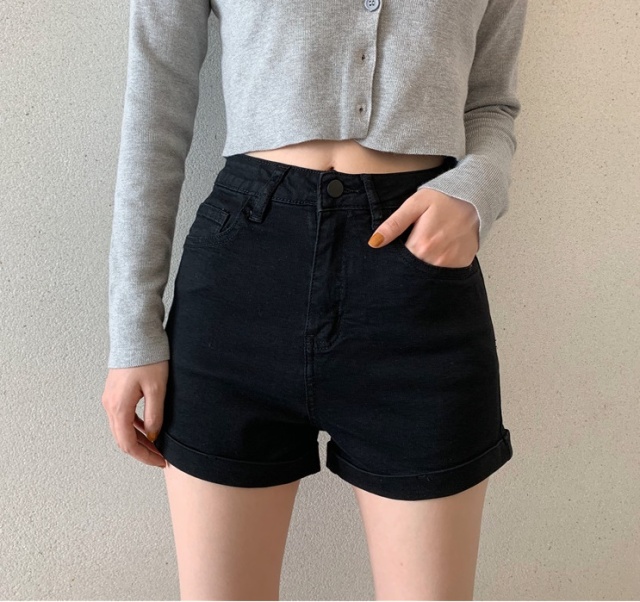 黒 ショートパンツ レディース yp-00095.jpg
