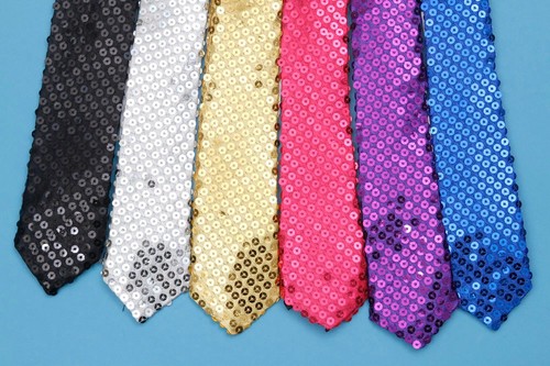 スパンコールネクタイ　ダンス衣装　キッズ　子ども衣裳　男女兼用　コンクール ダンス 子供 ネコポス可能商品【M便 1/4】（代引き不可）