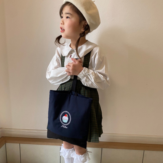 名入れ オリジナル 刺繍 シューズバッグ 幼稚園 小学校 新生活