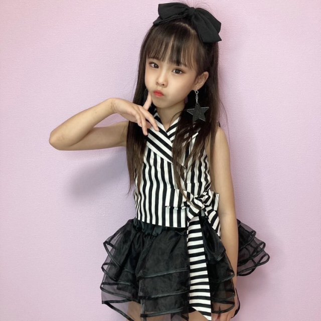 スパートキッズ衣装140 110-140㎝】チュールドット ドレス / 組曲 KIDS | ファッション