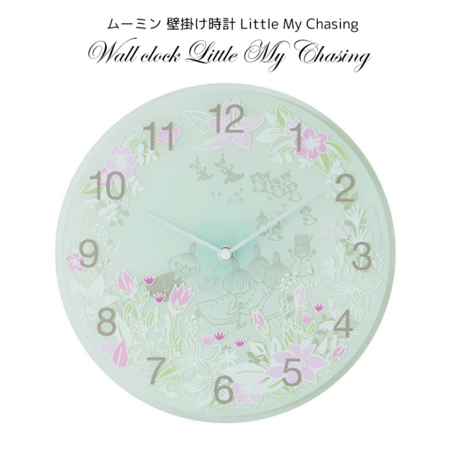 ムーミン 壁掛け時計 ムーミン 時計 リトルミイ ミイ Little My Chasing 北欧 クリスマス クリスマスプレゼント ギフト 贈り物 プレゼント ネコポス不可 返品交換不可 天使のドレス屋さん 公式オンラインショップ