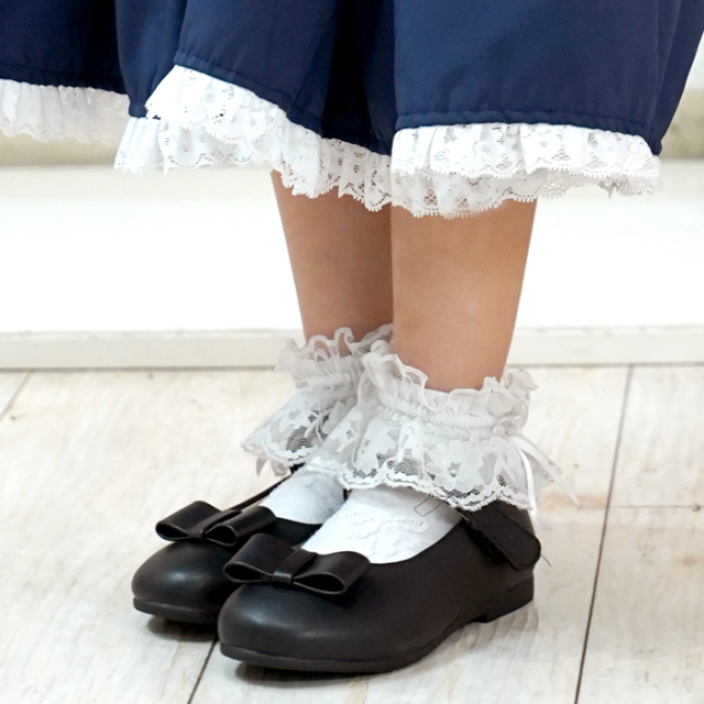 リボン付きゴールドバレエシューズ mrs002-1.jpg