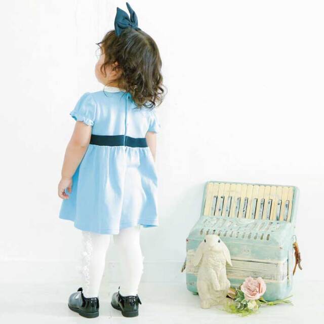 ベビー服 ベビー 服 赤ちゃん コスプレ アリス キッズ 子供 ハロウィン コスプレ 仮装 衣装 プリンセス ドレス 女の子 70 80 90 ワンピース 半袖 ヘアバンド 水色 不思議の国のアリス 天使のドレス屋さん 公式オンラインショップ
