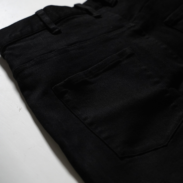 激レア　激レア　high-gate ジップ　ストレッチパンツ　黒 激レア 激レア high-gate ジップ ストレッチパンツ 黒 - パンツ