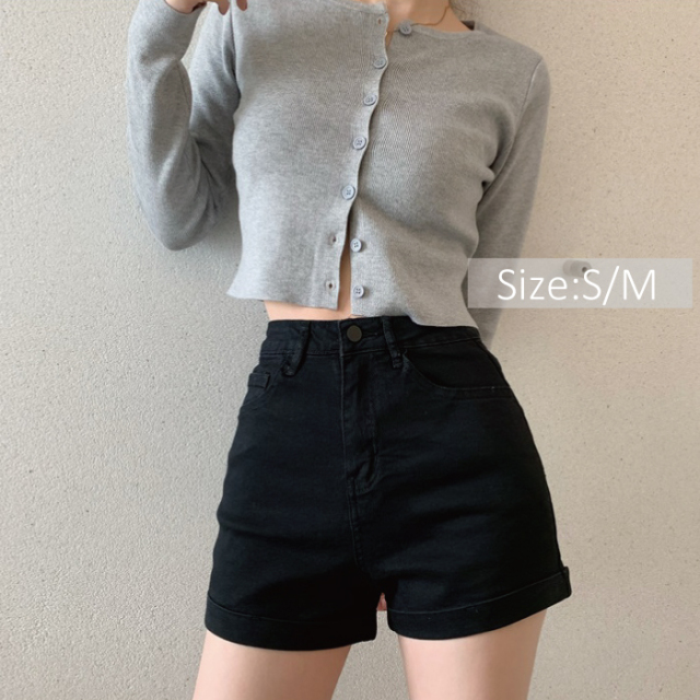 レディース ショートパンツ ハイウエスト 黒 ショートパンツ レディース ショーパン レディース スポーツ ショートパンツ レディース 短パン レディース 韓国 単品ならネコポス可能 返品交換不可 エンジェルローブヴィセ ヴィセ visee