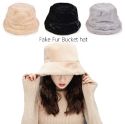 フェイクファー バケット帽 バケット 帽子 オルチャン レディース 帽子 可愛い ハット 防寒 ファッション オシャレ ファー レディース 秋 冬 返品交換不可 エンジェルローブヴィセ angelsrobe visee