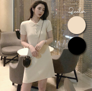 レディース ワンピース 半袖 ワンピース ミニ丈 ワンピース ニットワンピ スカート 可愛い ワンピース 韓国 レディース 春 夏 秋 コーデ 返品交換不可 エンジェルローブヴィセ ヴィセ visee