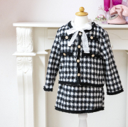 キッズ ジャケット スカート ブラウス スーツセット 千鳥格子 子供服 おしゃれ 韓国 子供服 可愛い ワンピース 可愛い ワンピース 韓国 衣装 入学式 服 可愛い 返品交換不可 エンジェルローブヴィセ プチヴィセ petit visee