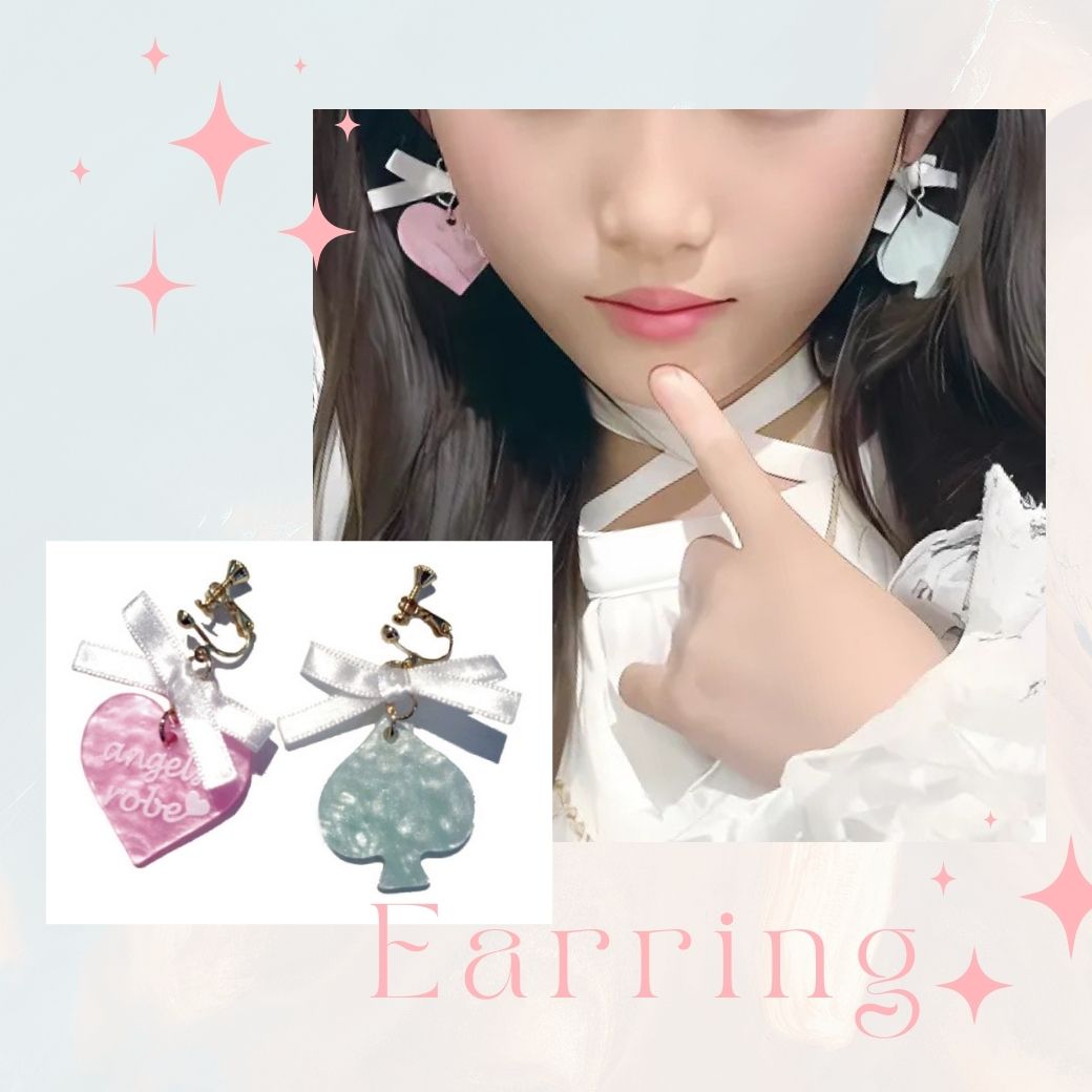 子供 クリスマス プレゼント ギフト イヤリング アリス 不思議の国のアリス 売れ筋 アクセサリー アリス トランプ ピアス 原宿 ロリータ 可愛い パステルカラー トランプモチーフ イヤリング ネコポス可能