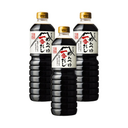 めんつゆ一番だし1L×3本