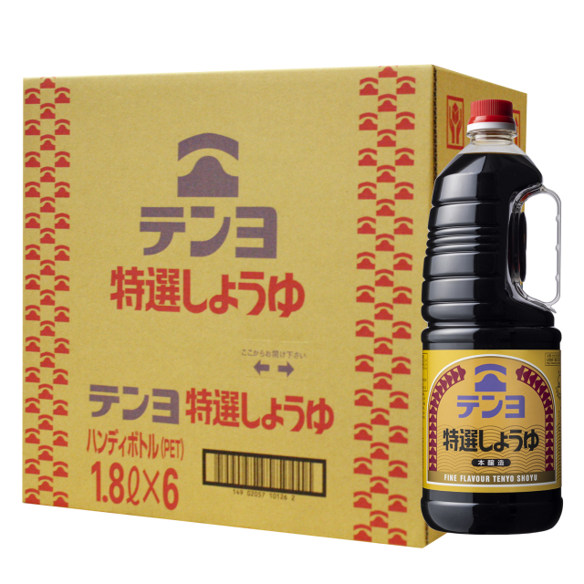 テンヨ通販 特選しょうゆ 1.8L×6本セット