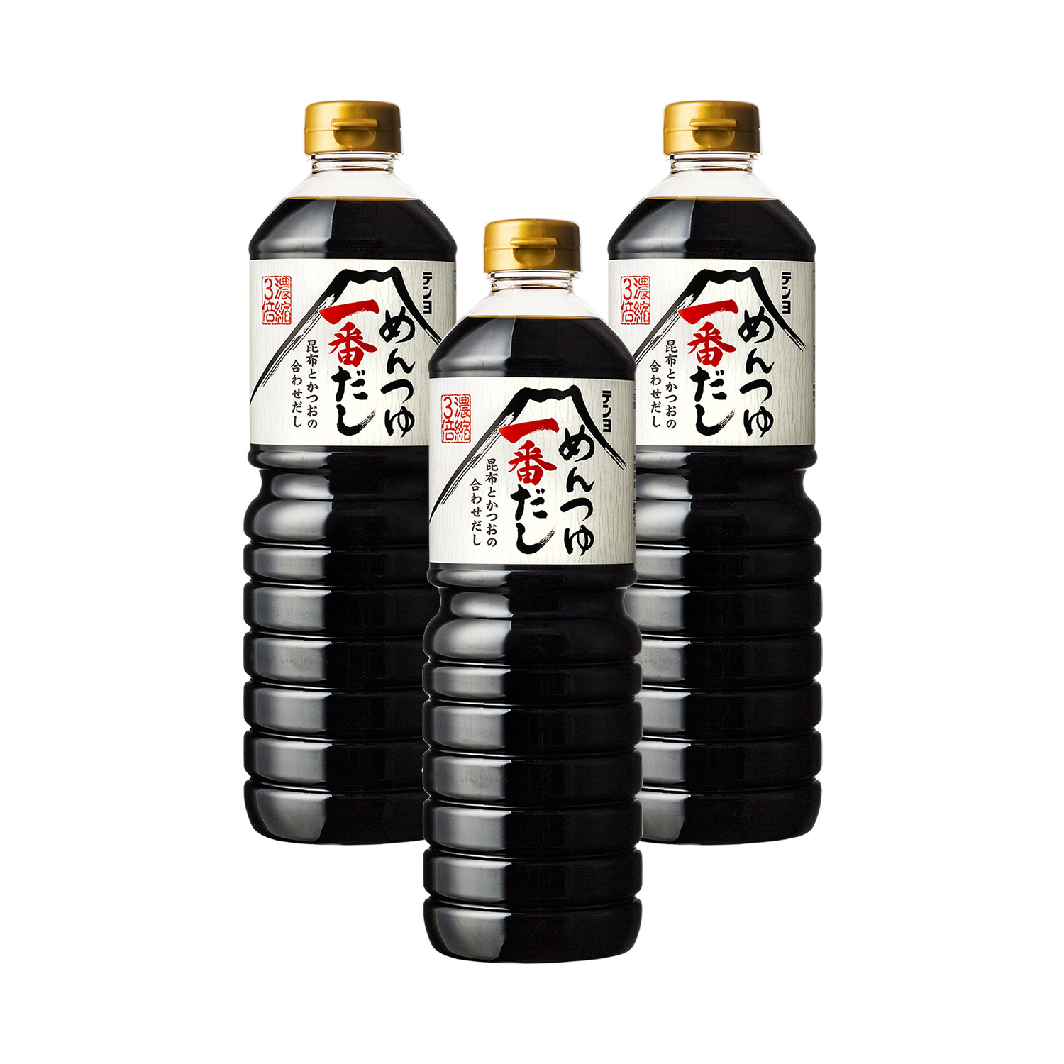 めんつゆ一番だし1L×3本