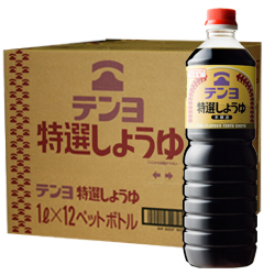 テンヨ特選しょうゆ１L×12本