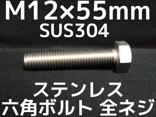 流行のアイテム ステンレス 六角ボルト 全ねじ M14x85