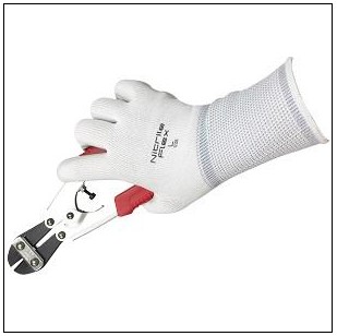 ニトリルゴム手袋 ニトフレックス M/L 3双組 AG752 背抜きタイプ