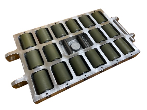 TBM製 低床式ジュラルミンローラー 耐荷重10t 高さ59mm 1個 ベタコロ