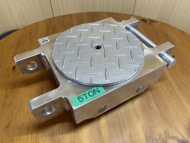 TBM製 ジュラルミンローラー 耐荷重5t 自重10kg 1個 ジュラコロ5 DC-5
