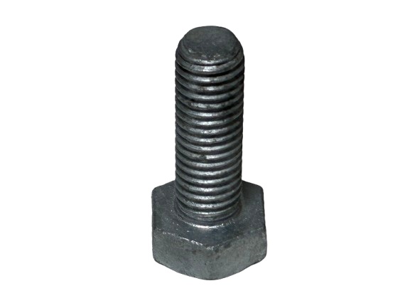 ドブメッキ 六角ボルト M10×25mm 1本 全ネジ 押ネジ 押ボルト【取寄せ