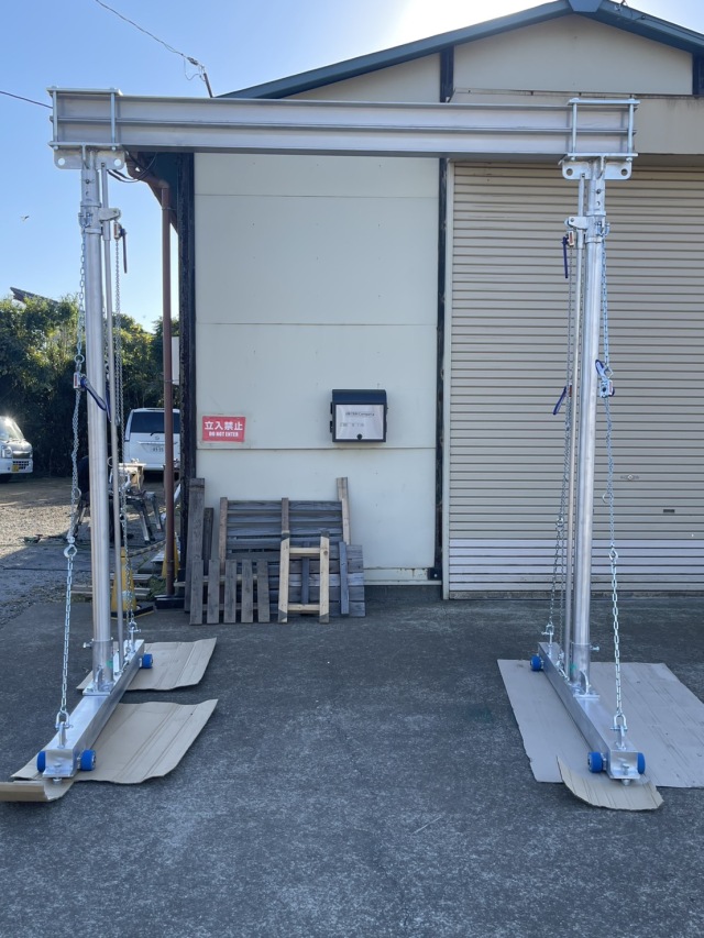 アルミ型クレーン,アルミ製門型