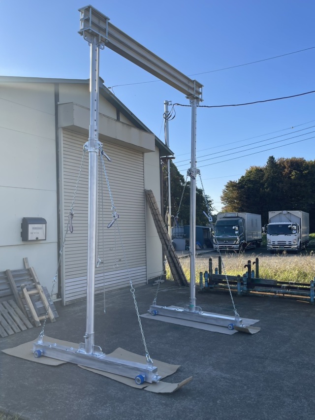 アルミ型クレーン,アルミ製門型