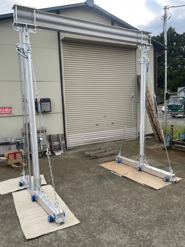 アルミ型クレーン,アルミ製門型