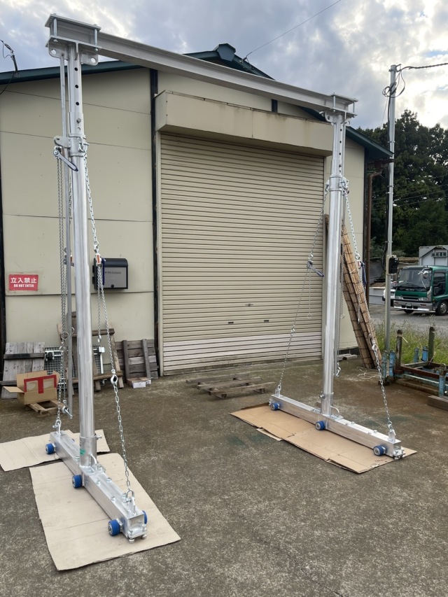 アルミ型クレーン,アルミ製門型