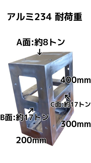 アルミブロック,234ブロック,アルミ架台