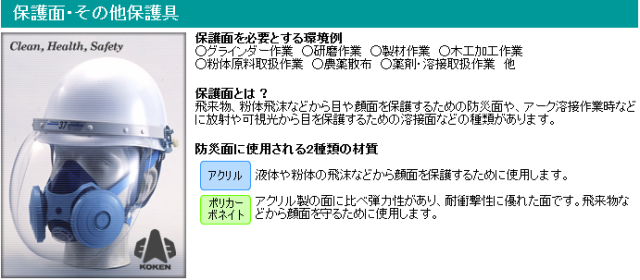 防災面,保護面