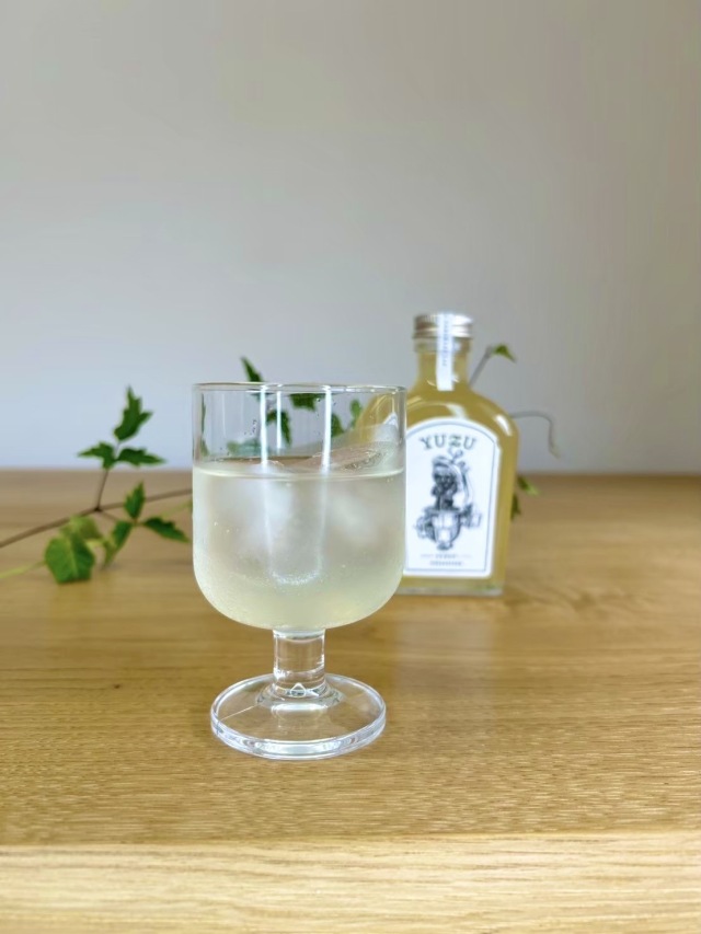 ゆずシロップソーダ