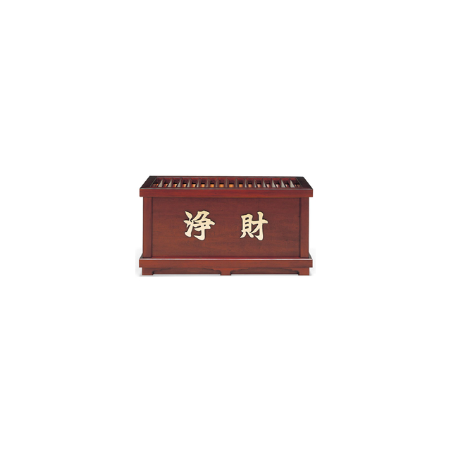 木製 欅風仕上・賽銭箱（2尺5寸）