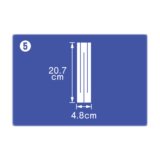 御幣紙 20.7cm×4.8cm