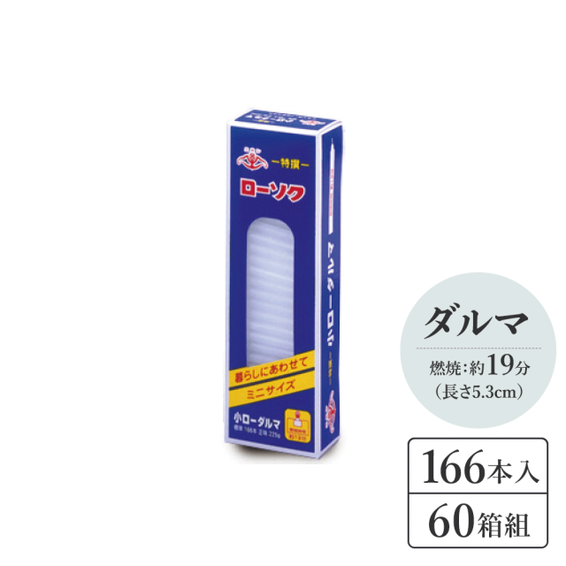 ダルマローソク 60箱組