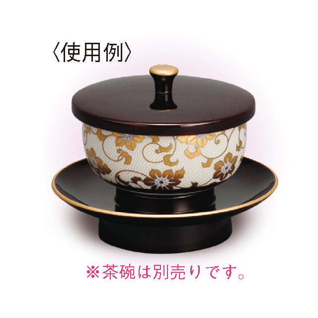 穴開き 茶托〈フタ付き〉黒色 仏具の通販なら寺の友社 【寺の友