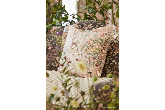 【クッション】Disney HOME X Sanderson デザインB Bambi