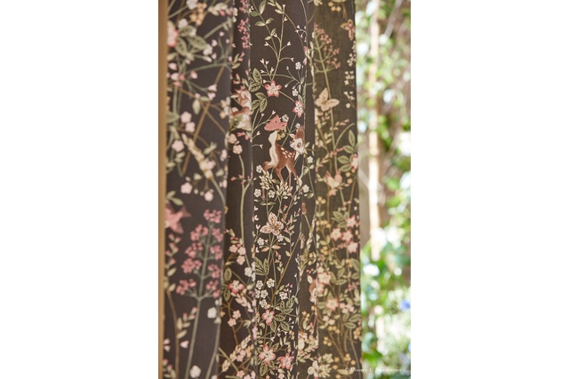 【オーダーカーテン】Disney HOME X Sanderson Bambi(全4色)