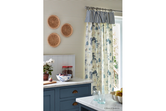 【オーダーカーテン】Disney HOME X Sanderson Winnie the Pooh(全2色)