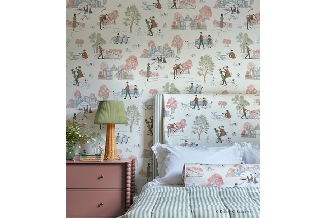 【オーダーカーテン】Disney HOME X Sanderson 101 Dalmatians(全2色)