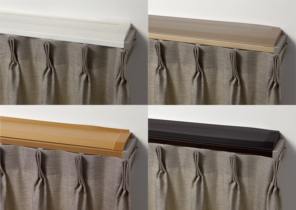 【カーテンレール】エリート カバートップII Mキャップ