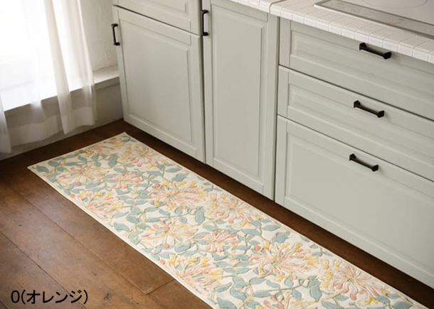 【ウィリアムモリス インテリアマット 川島織物セルコン】FT1700 ハニーサクル(全2色)