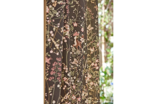 【オーダーカーテン】Disney HOME X Sanderson Bambi(全4色)