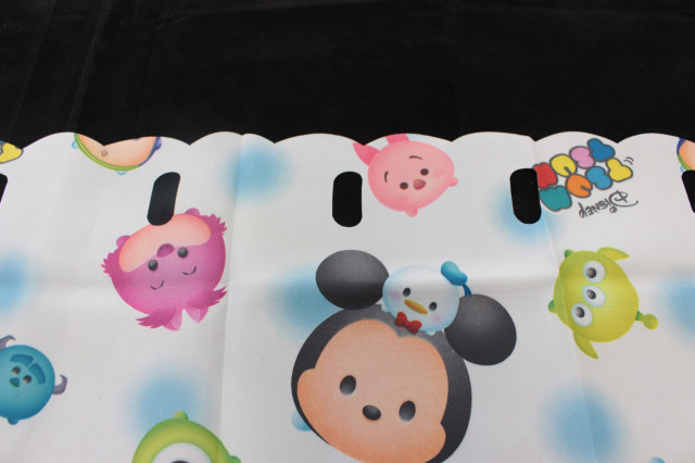 シャワーカーテン：1枚入り】Disney ツムツム 幅145cm×丈45cm・75cm