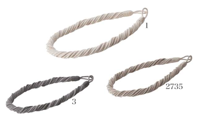 【カーテンタッセル】MANAS-TEX コーダロープ(全3色)