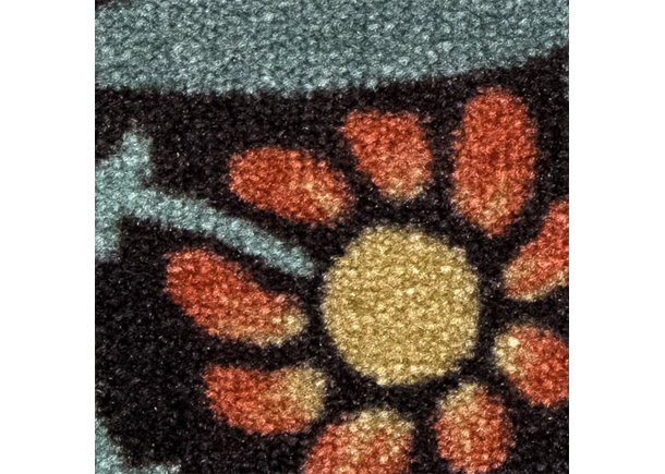 モリス　サンゲツ　ラグ　ブラックソーン4