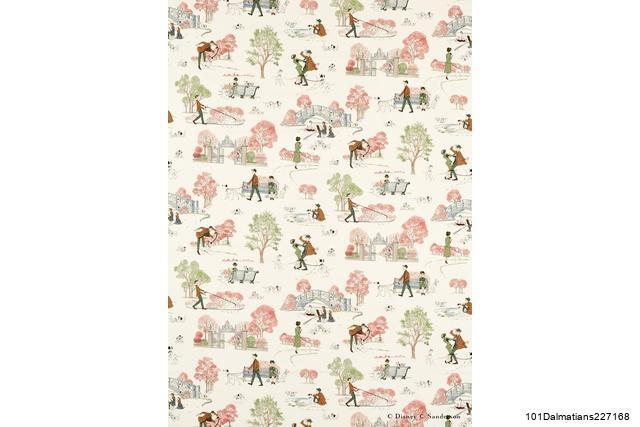【生地カット】Disney HOME X Sanderson 101 Dalmatians