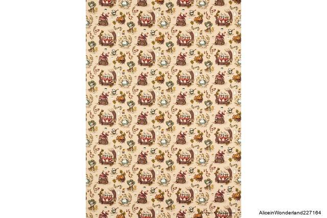 【生地カット】Disney HOME X Sanderson Alice in Wonderland