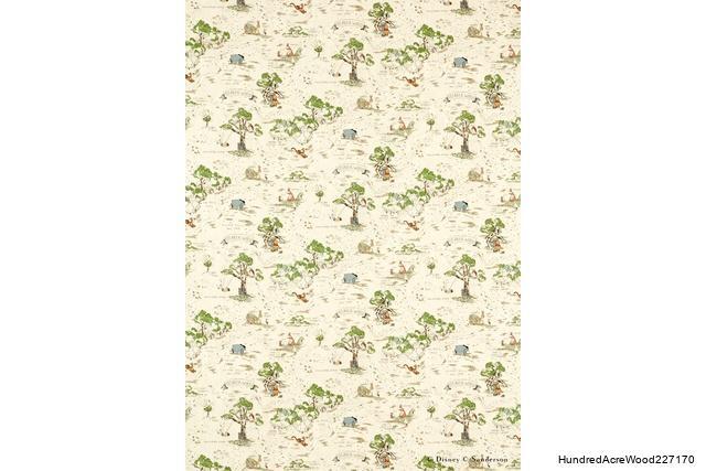 【生地カット】Disney HOME X Sanderson Hundred Acre Wood