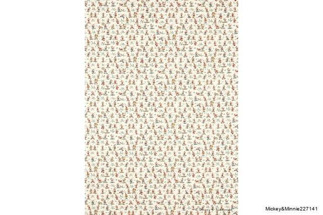 【生地カット】Disney HOME X Sanderson Mickey & Minnie